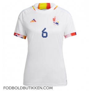 Belgien Axel Witsel #6 Udebanetrøje Dame VM 2022 Kortærmet